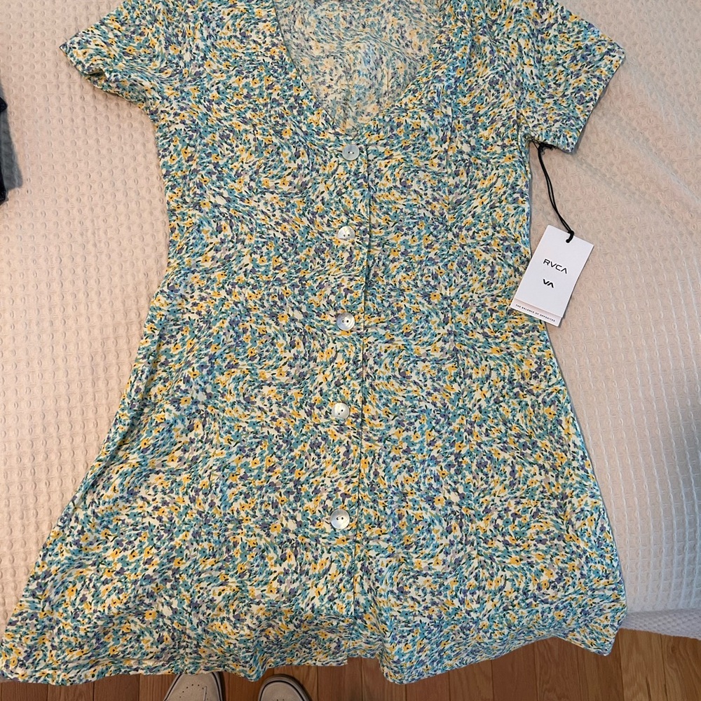 RVCA Multicolor Floral Dress NWT